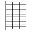 Universal Papier Etiketten, 70 x 25,4 mm