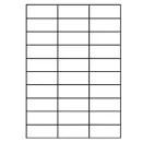 Universal Papier Etiketten, 70 x 29,7 mm