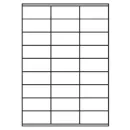 Universal Papier Etiketten, 70 x 29,7 mm