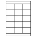 Universal Papier Etiketten, 70 x 50,8 mm