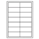 Universal Papier Etiketten, 95 x 40 mm