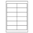 Universal Papier Etiketten, 97 x 42,3 mm