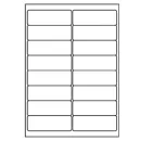 Universal Papier Etiketten, 99,1 x 33,9 mm